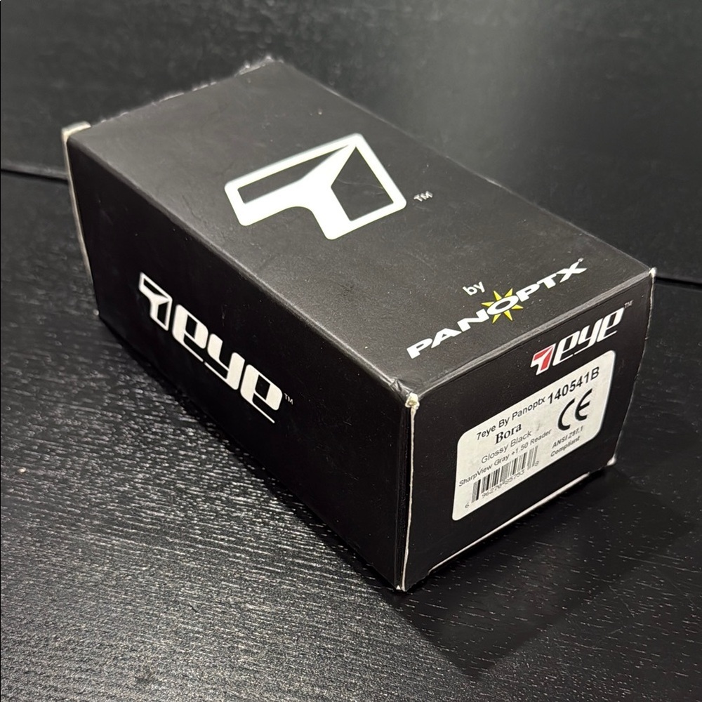 7eye Bora Gloss Black +1.50 Readers Riding Sunglasses - Picture 2 of 12